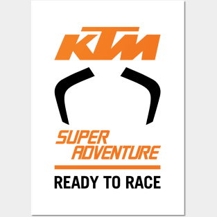 KTM Super Adventure DRL Signature Tee Posters and Art